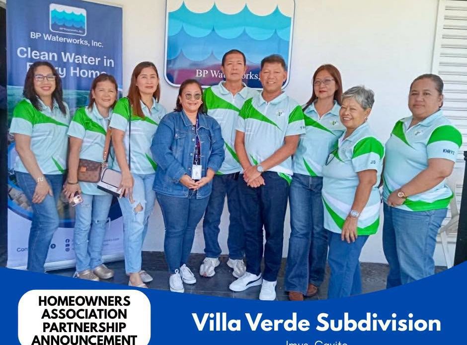BP Waterworks Renews Partnership with Villa Verde Subdivision HOA